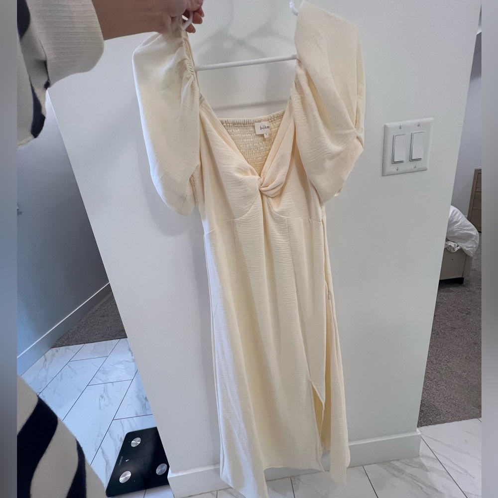 Cream BOHME dress in size small